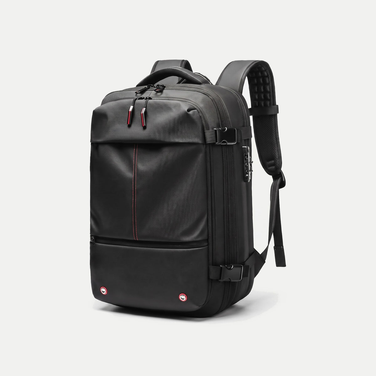 Mochila de viaje al vacío Zetics con bomba de bolsillo, vista frontal