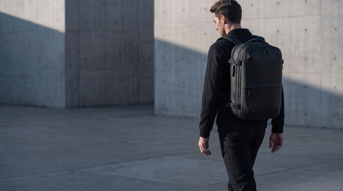 Mochila de cabina Zetics en la ciudad